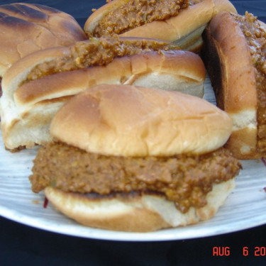 Sanduíche De Queijo E Hambúrguer