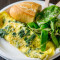 OM6. Spinach and Goat Cheese Omelette