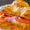 C15. Smoked Salmon, Cream Cheese and Red Onions Sandwich on A Croissant