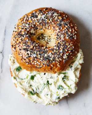 Bagel Com Queijo Creme