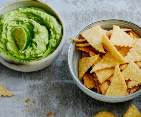 Batatas Fritas Com Guacamole