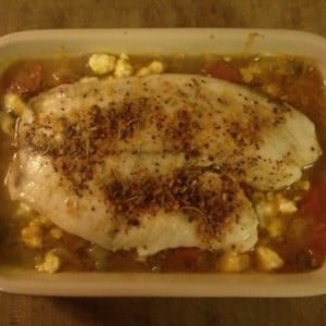 Tilapia Assada Com Camarão