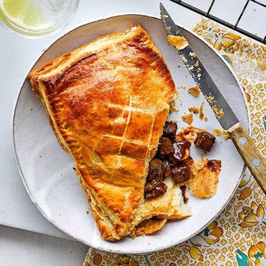 Torta De Bife E Cogumelos