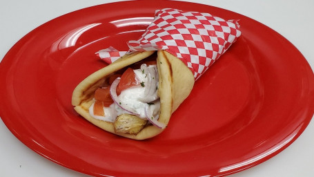 Marinated Chicken Souvlaki Sandwich