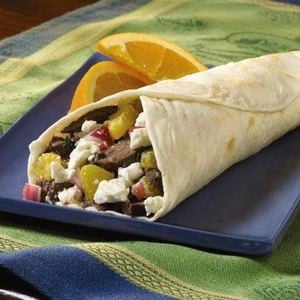 Wrap De Bife Mediterrâneo