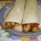 Wrap De Frango Com Queijo Cheddar E Bbq