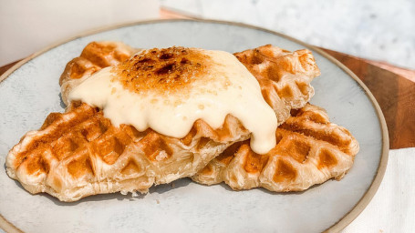 Creme Brulee Croissant Waffle