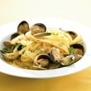 Linguine Com Molho De Amêijoas Brancas