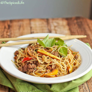 Vermicelli De Carne De Vaca Fritos