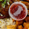#9 Sesame Chicken, Orange Chicken with Gen Tso's Chicken