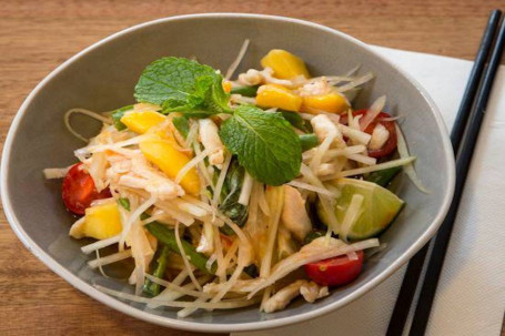 Papaya Mango Chicken Salad