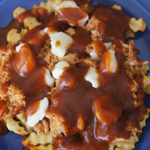 Poutine De Porco Desfiado