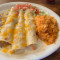 1 Enchilada Plate (3 Rolled Enchiladas)