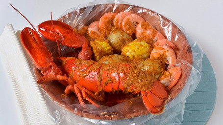 (B) 1 1/2 Lb. Lobster 1 Lb. Shrimp (Head-Off)