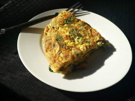 Omelete De Espinafre E Feta