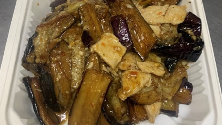 Chicken With Eggplant In Spicy Garlic Sauce