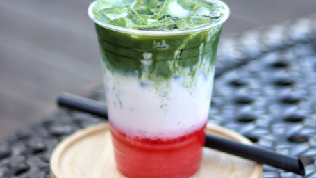 Strawberry Matcha Hurricane