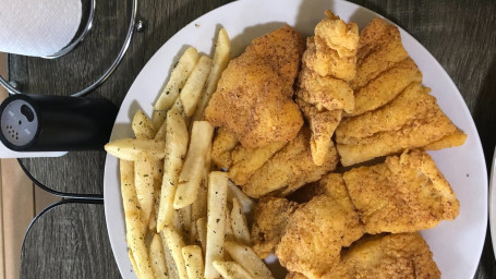 Fried Swai Fish Fries Plate