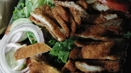 Caesar Salad With Fried Calamari