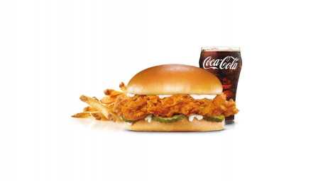 Hand-Breaded Chicken Sandwich (Large Combo)