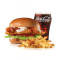 Hand- Breaded Bacon Swiss Chicken Sandwich (Large Combo)