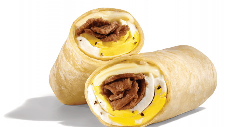 Queijo, Bife Ovo Wrap (670 Cals)