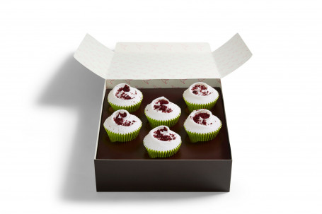 Vegan Red Velvet Cupcakes Box Of 6 (Vg)