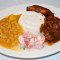 Ecuadorian Flag With Shrimp, Goat Stew Tripe Stew