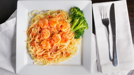 Shrimp With Angel Hair Pasta