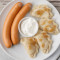 Student Special 2 Wieners 4 Pierogies+ Sour Cream+ Salad