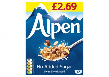Alpen Muesli No Added Sugar 550Gm