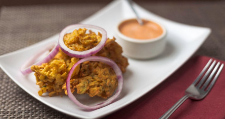 Onion Pakoras Appetizer