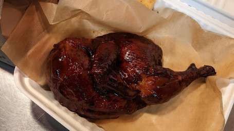 1/2 Bourbon Smoked Chicken