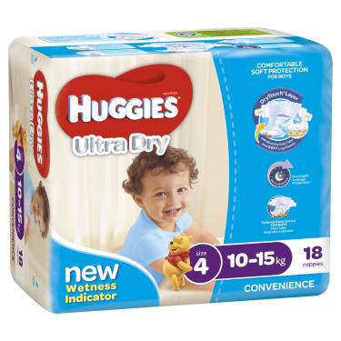 Huggies Toddler Boy Nappies 18Pk