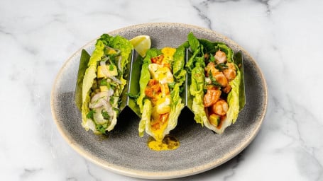 Ceviche Lettuce Cups Trio