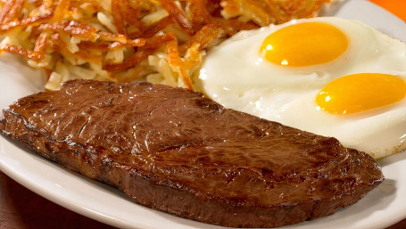 8 Oz Steak Eggs