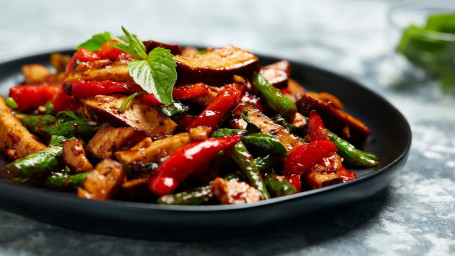 Fiery Braised Tofu With Vegetables