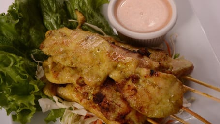 Grilled Chicken Satay (4)