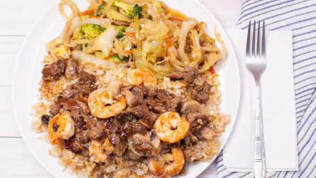 T5. Beef Shrimp Teriyaki