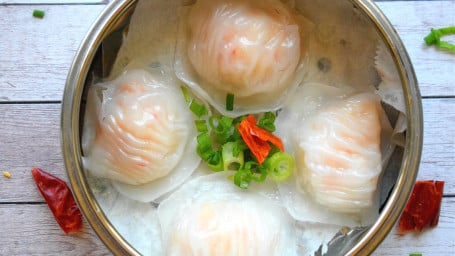 Shrimp Dumplings/Har Gao (4 Pcs)