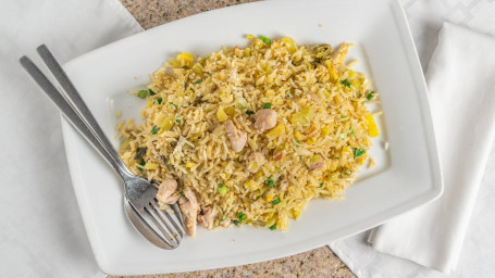 Sour Mustard Chicken Fried Rice