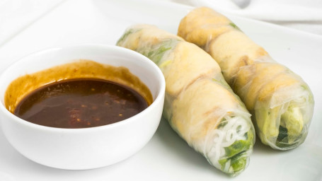 03. Gỏi Cuốn Chay (Fresh Vegetarian Summer Roll 2 Rolls)