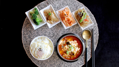 Beef Tofu Soup Meal 소고기 순두부 찌개