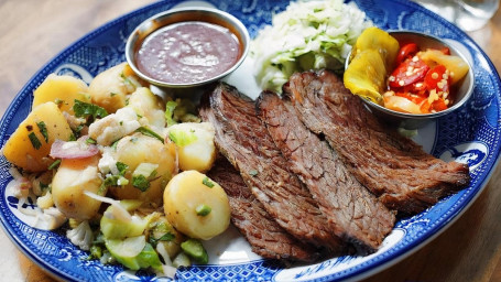 Slow-Cooked Brisket Platter