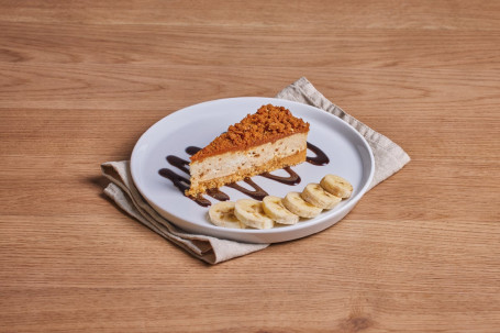 Novidade Biscoff Cheesecake Com Banana (V) (Vg)