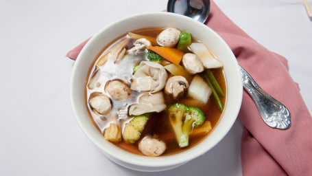 Vegetarian Wonton Soup 2