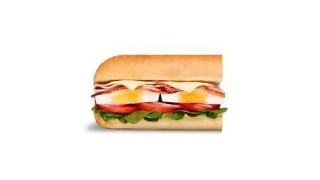 Ham, Egg And Cheese Subway Six Inch 174; Café Da Manhã