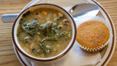 Black Eye Pea Collard Green Soup