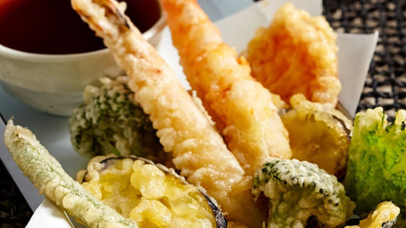 111. Shrimp Vegetable Tempura