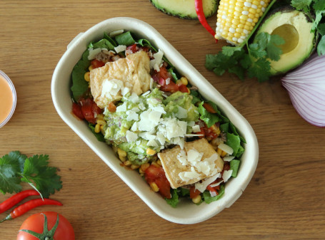 Teriyaki Tofu With Grilled Veggies Salad